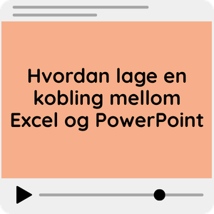 Video: Hvordan lage en kobling mellom PowerPoint og Excel
