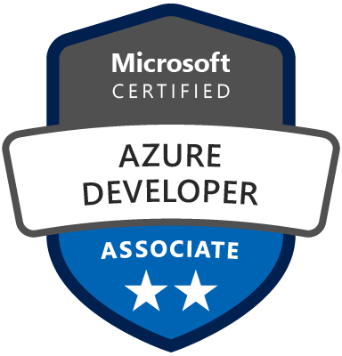 Picture of the Azure Developer Associate logo
