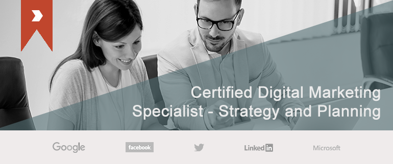 Certified Digital Marketing Specialist Strategy and Planning e-learning course